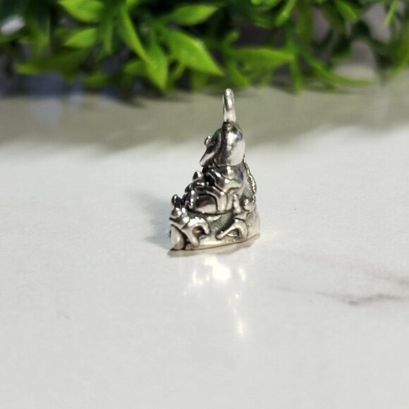 Navajo Native Amarican Hopi Storyteller Mother Sterling Silver Pendant or Charm! - Picture 3 of 12